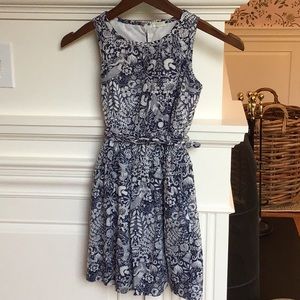 Crew Cuts Girls Navy Dress, size6